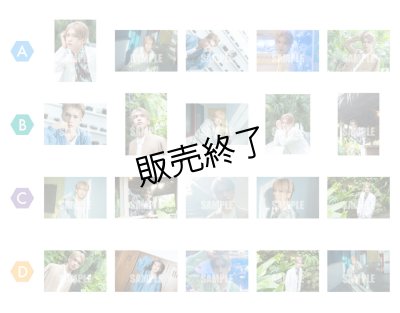 画像2: 田村升吾  ブロマイド20点 ABCDセット  (ノベルティフォト付き)