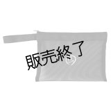 矢田悠祐  オリジナルデザイン ストラップ付きメッシュフラットポーチ  