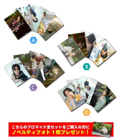 画像1: 山崎晶吾  ブロマイド20点 ABCDセット  (ノベルティフォト付き)  【完全受注商品】