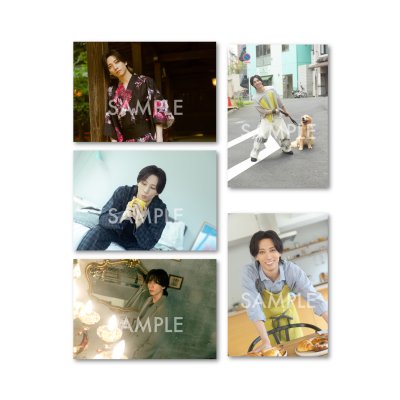 画像2: 山崎晶吾  ブロマイド5点 A  【完全受注商品】