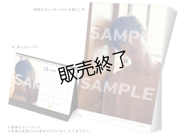 画像1: 本田礼生 2020年壁掛けカレンダー＆卓上カレンダー (1)