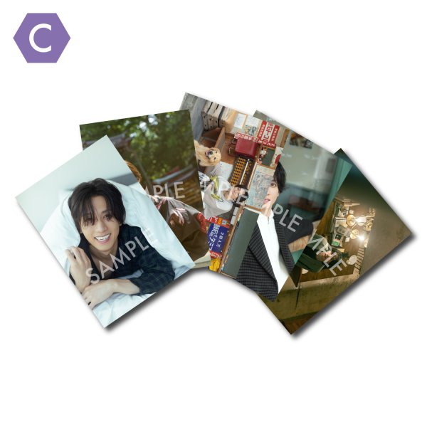 画像1: 山崎晶吾  ブロマイド5点 C  【完全受注商品】 (1)