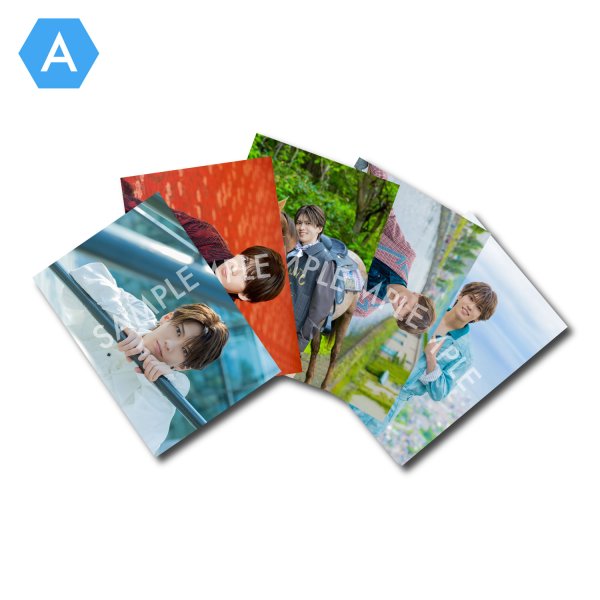 画像1: 田村升吾  ブロマイド5点 A   (1)